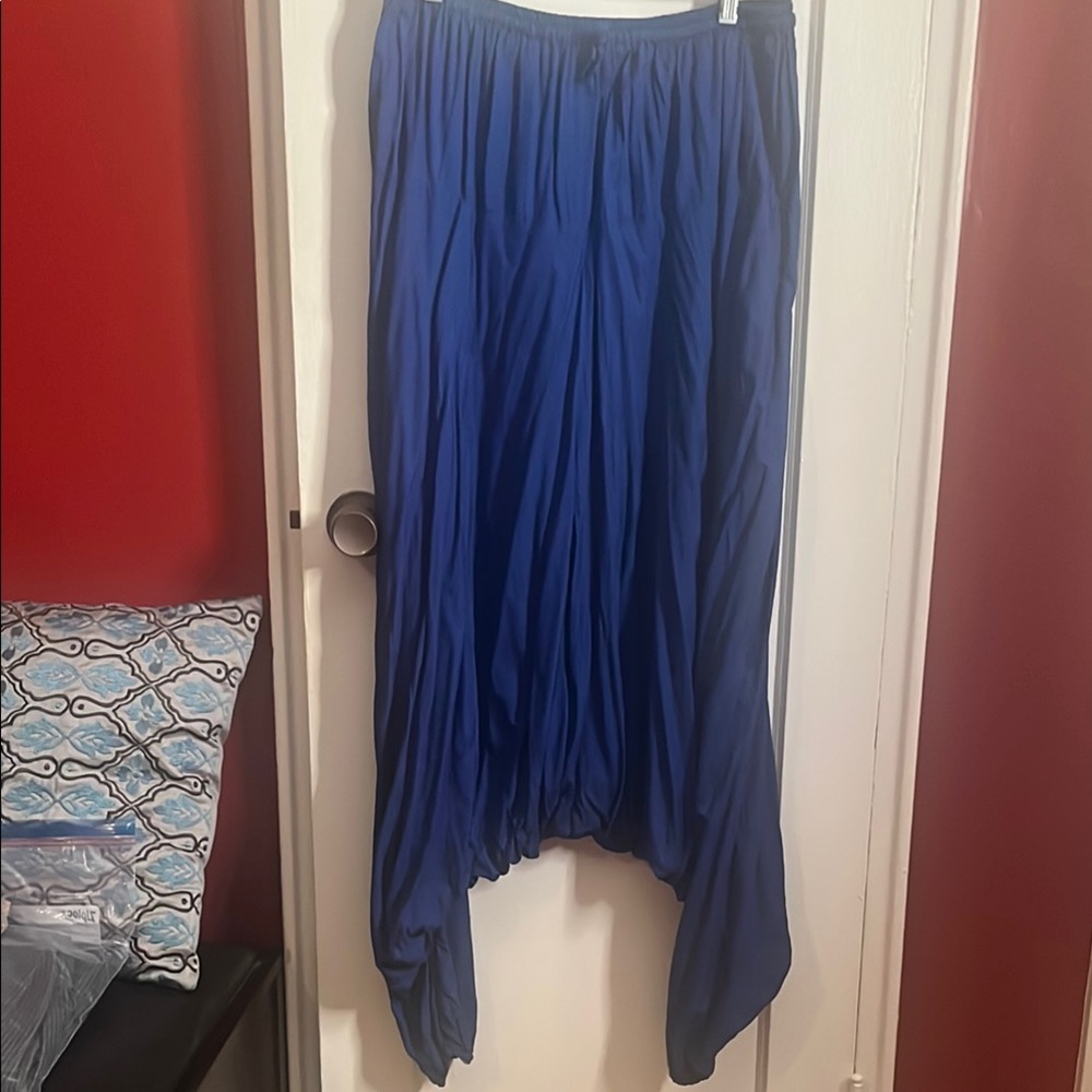 Blue Fisherman Pants From Cambodia